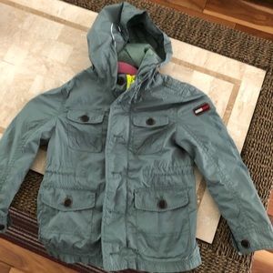 Tommy Hilfiger boys zip up hooded windjammer-4